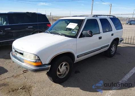 1999 Chevrolet Blazer Ls from USA, damaged, VIN 1GNDT13W6X2218142